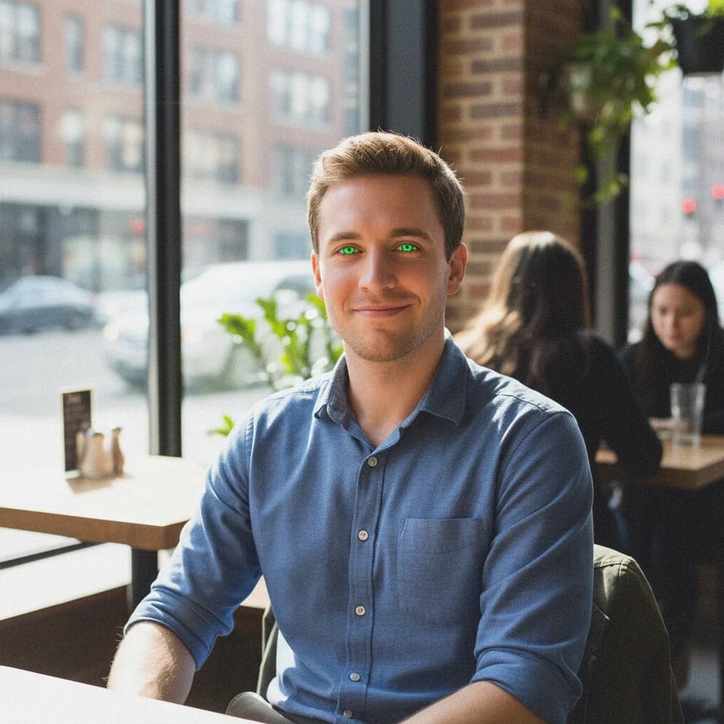 Influencer collaboration preview with AI face swap after