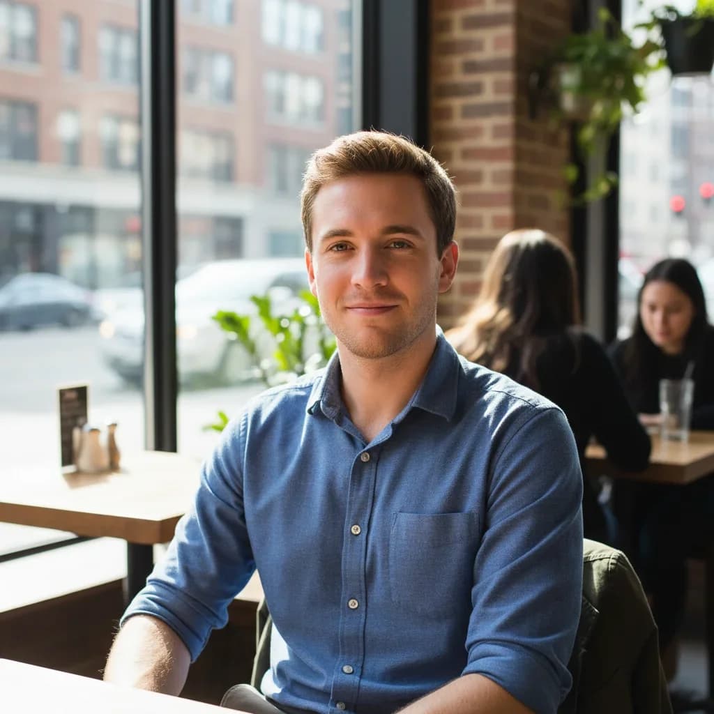 Influencer collaboration preview with AI face swap before