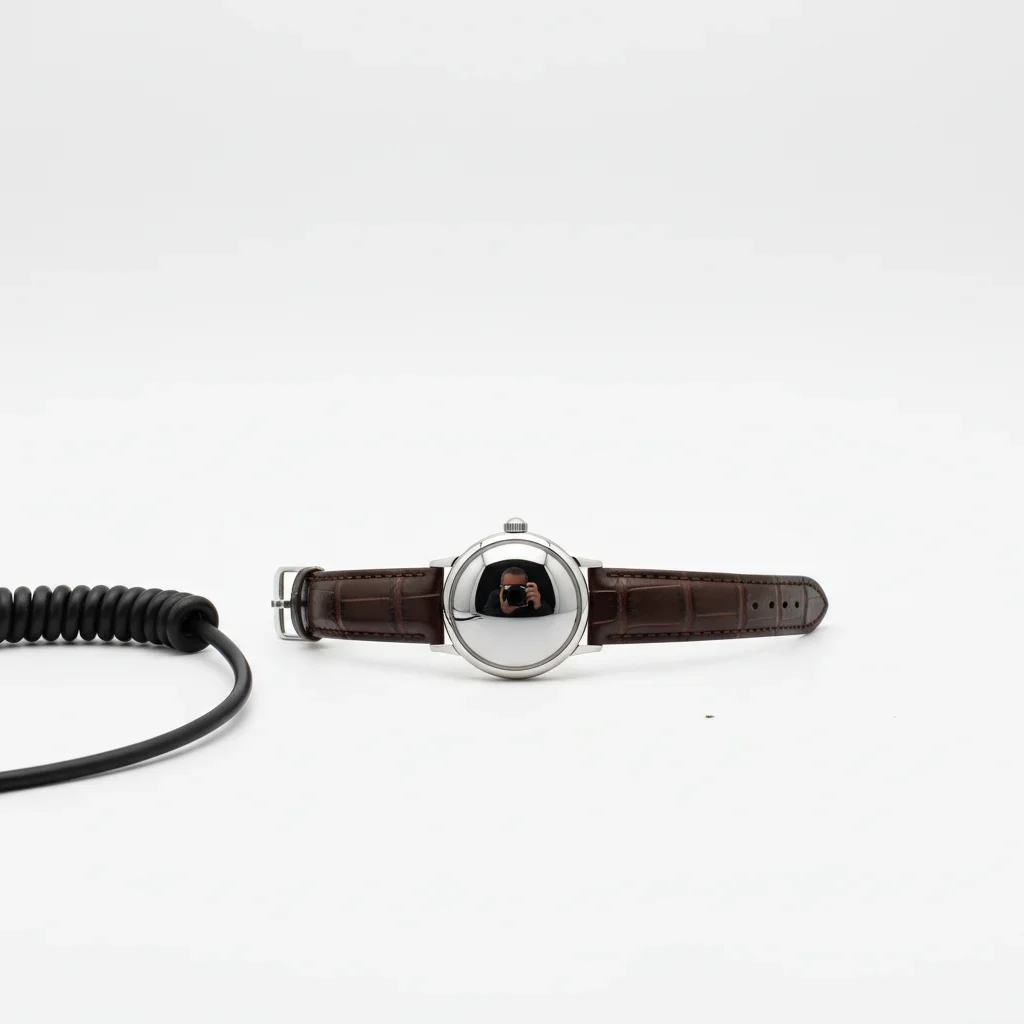 Product photo cleaned by removing props and studio clutter before