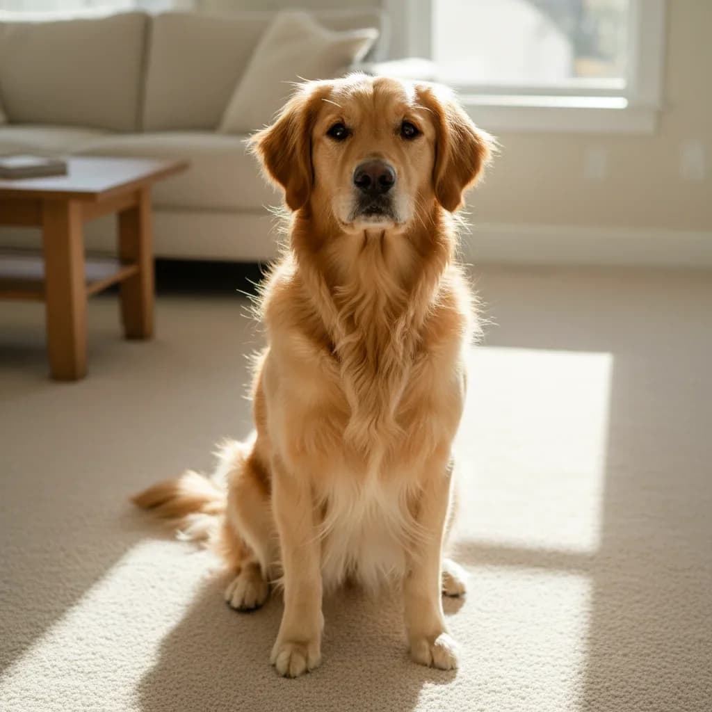 Royal dog portrait created by AI before