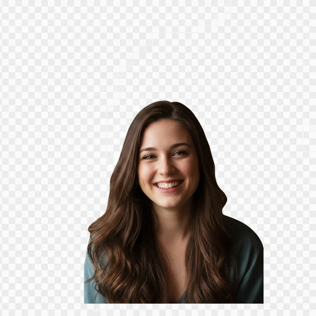 Background removal applied to an apparel portrait for catalog consistency after