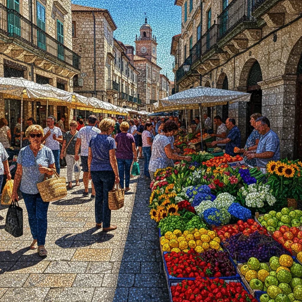 Portrait transformed into painterly artwork