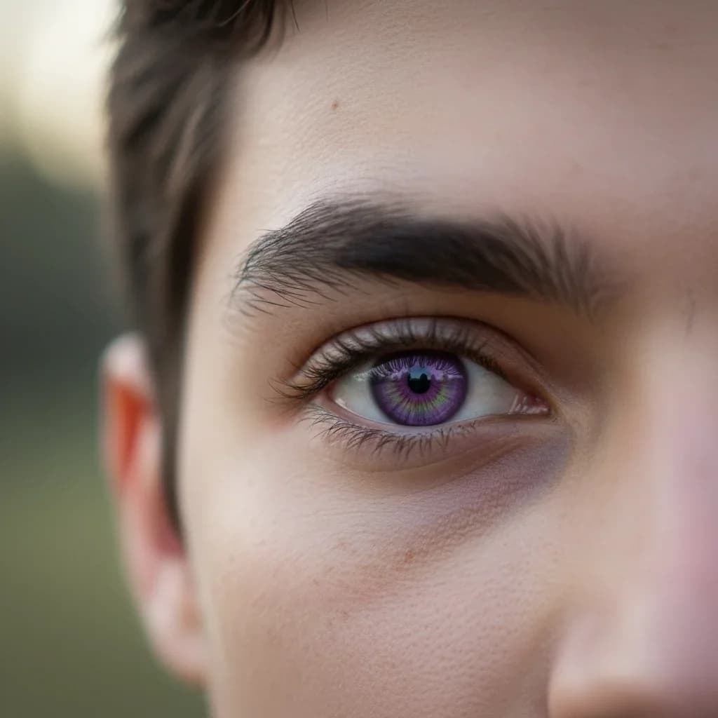 Creative eye color transformation for cosplay styling after